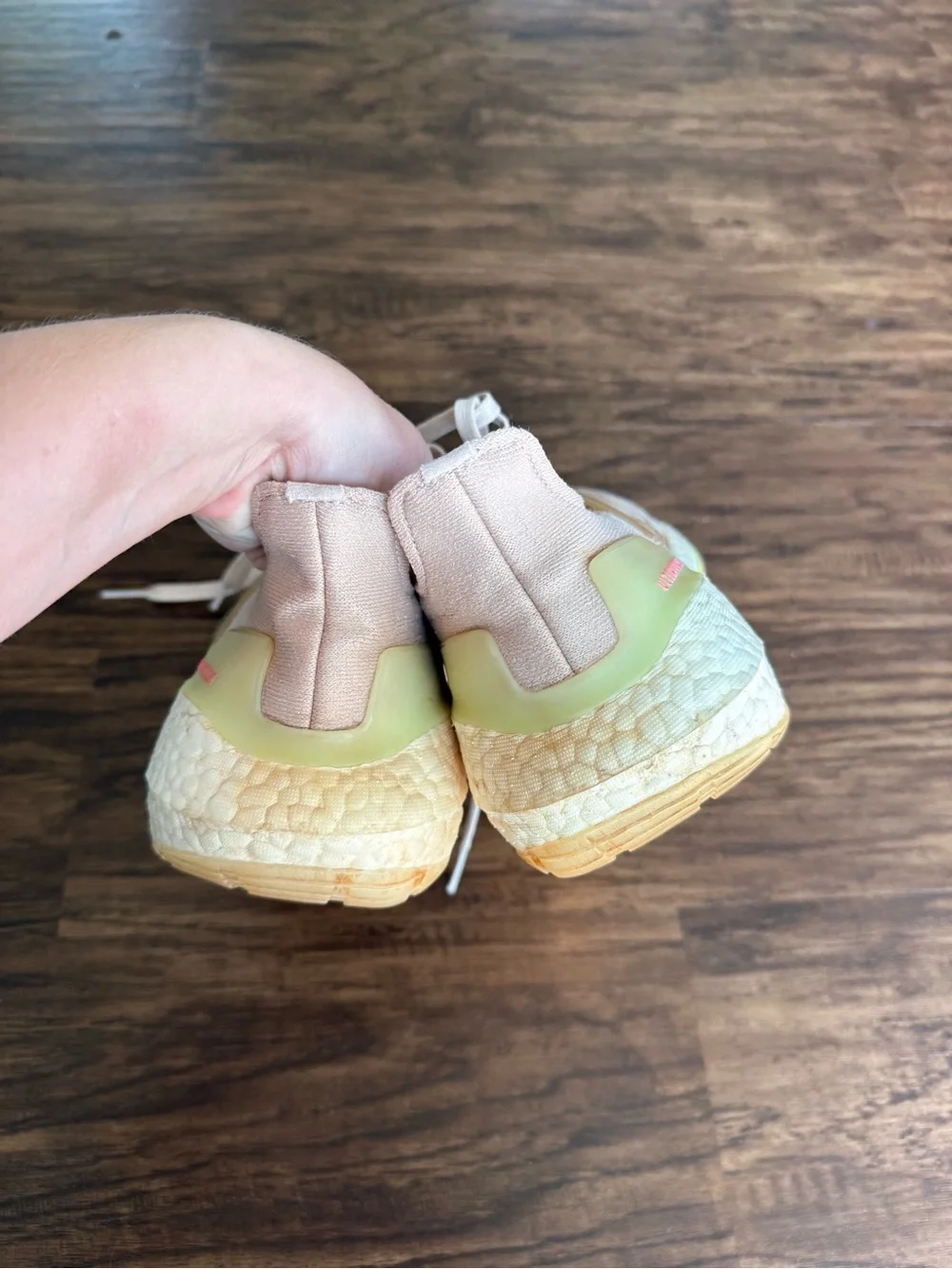 adidas ultraboost 21 prime blue Women's Light Pink & yellow Running Sneakers